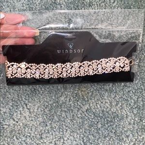 Gold Choker Necklace/ Prom